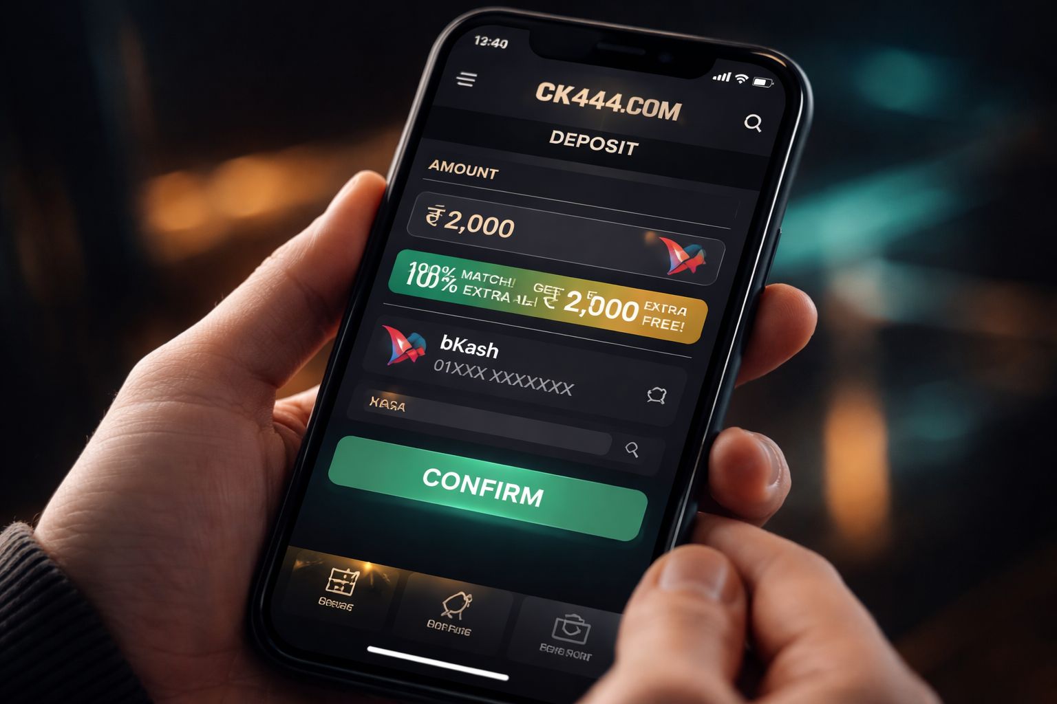 CK444 COM First Deposit Welcome Match Details